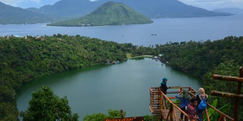 1. Danau Tolire, 2. Danau Laguna Tangga Seribu, 3. Danau Ninivala, 4. Danau Rana, 5. Danau Galela