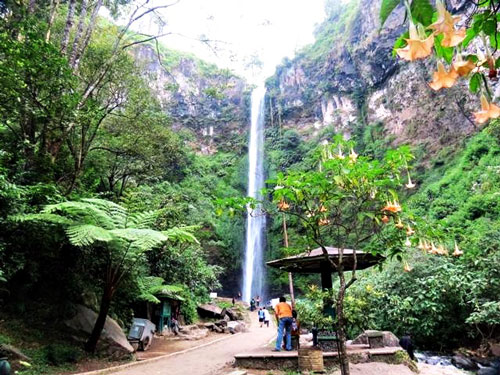 1. Coban Nirwana, 2. Coban Pelangi, 3. Coban Rondo, 4. Coban Rais, 5. Coban Kethak, 6. Coban Gintung, 7. Sumber Pitu, 8. Tumpak Sewu, 9. Banyu Anjlok, 10. Coban Jahe