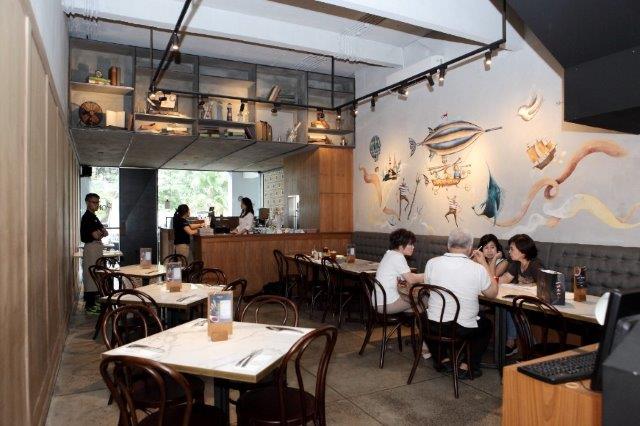 1. Chakra Venue & Lounge, 2. Patisserie & Cafe Del’Imno , 3. Porto Bistreau, 4. Kayu Kayu Restaurant, 5. The Spoke Bistro, 6. Oranje Juicery