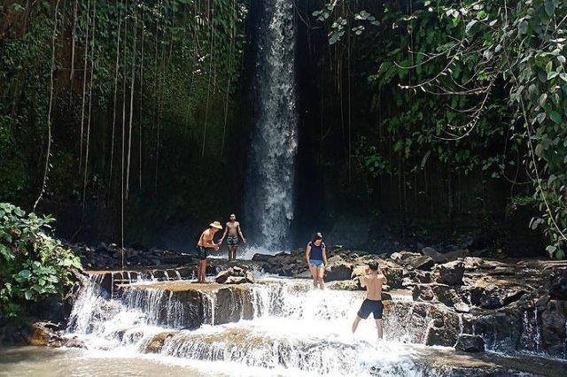 1. Tegenungan Waterfall, 2. Kanto Lampo, 3. Goa Rang Reng Waterfall, 4. Petanu, 5. Manuaba waterfall, 6. Gitgit Waterfall, 7. Aling-Aling waterfall, 8. Apit Aungan Pejeng, 9. Sumampan, 10. Titi Gong Gang
