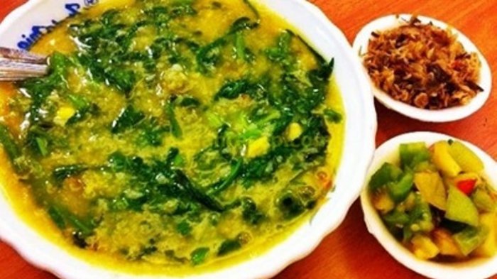 1. Binte Biluhuta, 2. Ayam Iloni, 3. Ilabulo, 4. Tili Aya/Tiljaya, 5. Bubur Sagela, 6. Sabongi, 7. Karawo, 8. Sayur Putungo, 9. Nasi Kuning, 10. Tinutuan