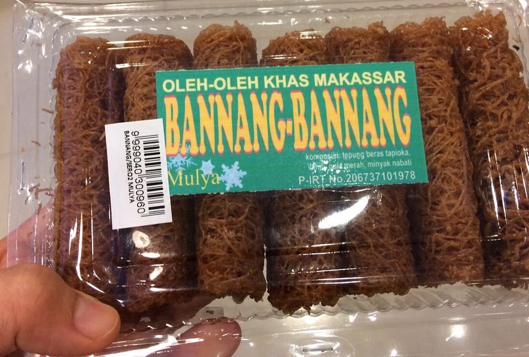 1. Baklave, 2. Bosang, 3. Bannang Bannang, 4. Baruasa, 5. Kerupuk Pisang Ijo, 6. Dangke’, 7. Kerupuk Jintan, 8. Kacang Sembunyi, 9. Deppa Tori, 10. Otak-Otak Ikan Tenggiri, 11. Bolu Cukke, 12. Baju Kaos
