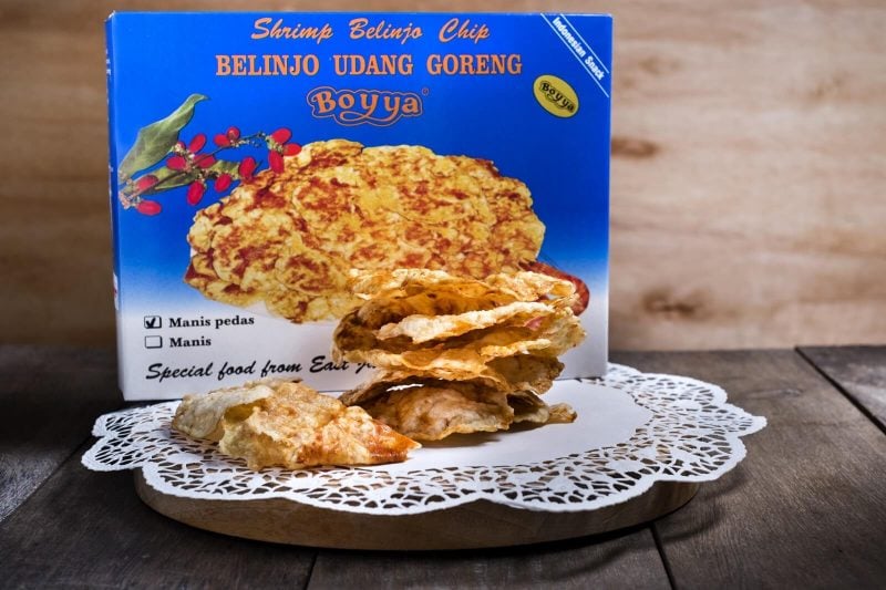 1. Almond Crispy Cheese, 2. Belinjo Udang, 3. Siropen Telasih, 4. Sambal Bu Rudy, 5. Kue Mente, 6. Kue Lapis, 7. Sambel Cuk, 8. Snow Cake, 9. Kaos Cak Cuk, 10. Bandeng Asap, 11. Rambak Sapi, 12. Sirup Mangrove