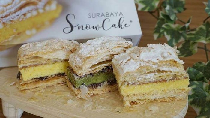 1. Almond Crispy Cheese, 2. Belinjo Udang, 3. Siropen Telasih, 4. Sambal Bu Rudy, 5. Kue Mente, 6. Kue Lapis, 7. Sambel Cuk, 8. Snow Cake, 9. Kaos Cak Cuk, 10. Bandeng Asap, 11. Rambak Sapi, 12. Sirup Mangrove