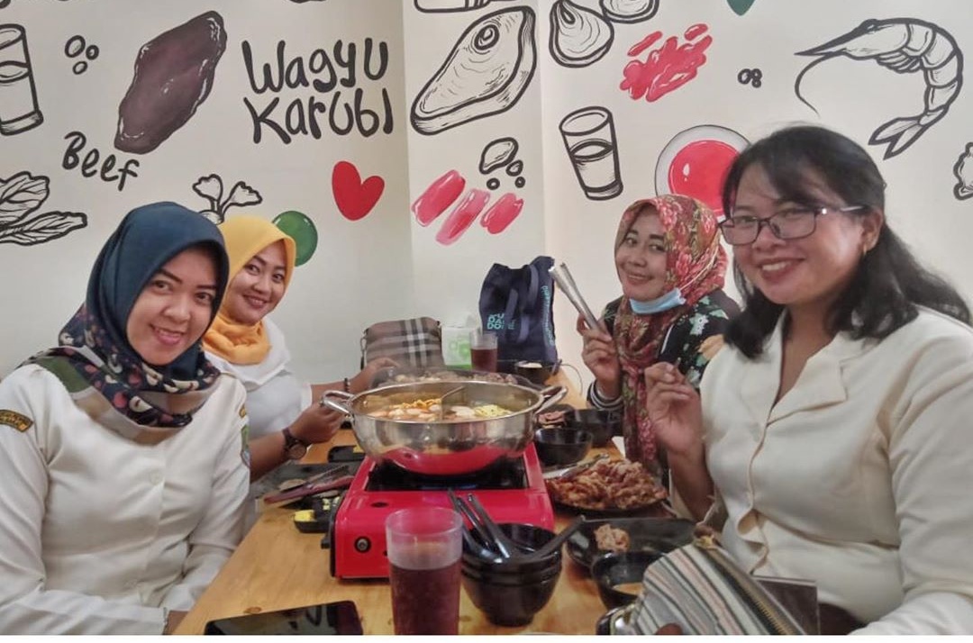 1. Shabu Hji-mat, 2. Mashiseo, 3. Ngunya, 4. Grill 99, 5. Bamboo Dimsum, 6. Pochajjang, 7. KKUMGA BBQ, 8. Steak 21, 9. Miyazaki, 10. Gudang Kafe