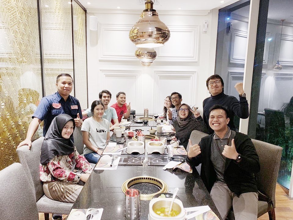 1. Sogogi Shabu, 2. Wangja, 3. Pochajjang, 4. Bamboo Dimsum, 5. Mokaya Resto, 6. Hachi Grill, 7. Tebet 39 Japanese Resto, 8. Han Suki, 9. Shaburi, 10. Kintan Buffet