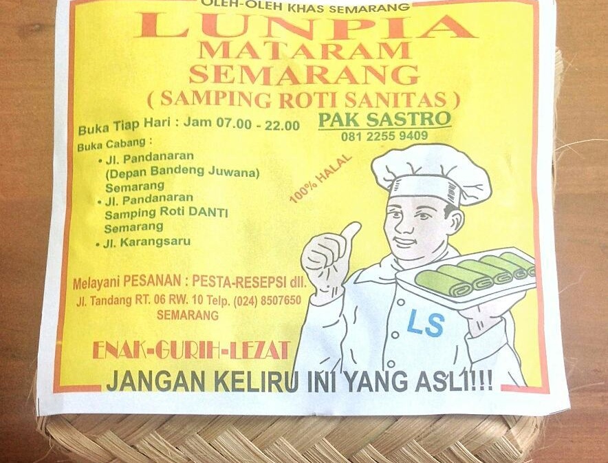 1. Jalan Pandanaran, 2. Kp.Baris 501, 3. Loenpia Mataram, 4. Pak Sastro, 5. MT Haryono