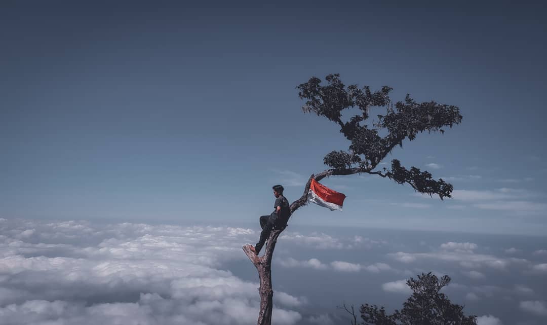 1. Gunung Ciremai, 2. Gunung Pangrango, 3. Gunung Gede, 4. Gunung Cikuray, 5. Gunung Papandayan, 6. Gunung Kendang, 7. Gunung Patuha, 8. Gunung Guntur, 9. Gunung Malabar, 10. Gunung Salak