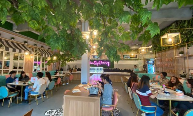 1. The Breeze BSD City, 2. IKEA Alam Sutera, 3. Firenze Gelateria, 4. Unison Café & Kitchen, 5. Dailycious, 6. MotoMoto Resto & Museum, 7. Upside Down World, 8. Scientia Square Park, 9. Sakura Garden Illumination, 10. Cupten Cafe