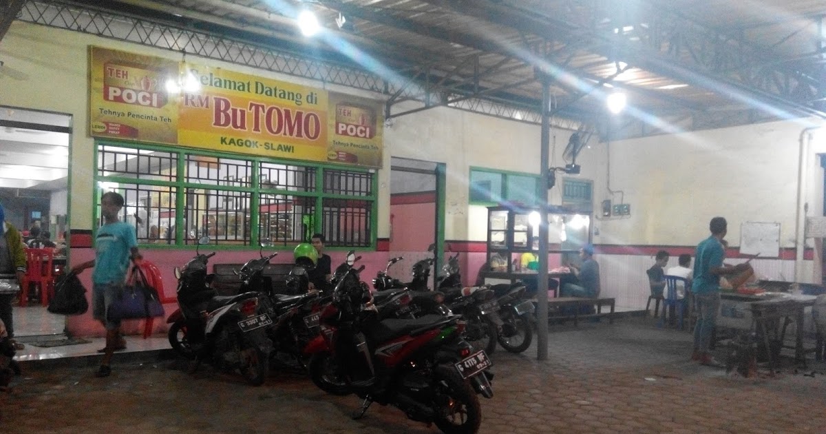 1. Sate Kambing Wendy’s, 2. Sate Kambing Batibul Bang Awi, 3. Special Sate Kambing Muda Sari Mendo, 4. Sate Kambing Muda Indrasari, 5. Warung Sate Kambing Muda Tirus Family, 6. Sate Sari Cemplik, 7. Sate Kambing Sari Cempe Neng Lia, 8. Sate Kambing Muda &amp; Gule Intisari, 9. Rumah Makan Bu Tomo Slawi, 10. Sate Bu Narto
