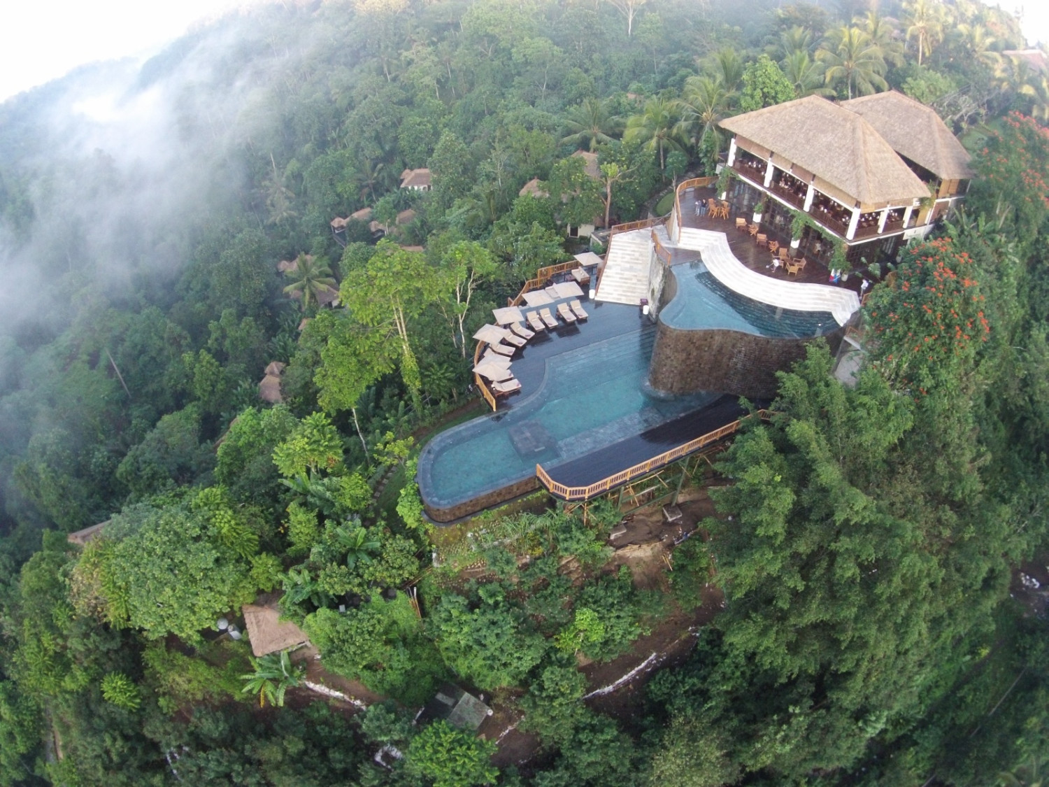 1. Six Senses Uluwatu, 2. The St. Regis Bali Resort, 3. The Edge, 4. Bulgari Resort, 5. Alila Villas Uluwatu, 6. Four Seasons at Sayan Ubud, 7. Mandapa, A Ritz-Carlton Resort, 8. Hanging Gardens of Bali, 9. W Hotel, 10. Amankila