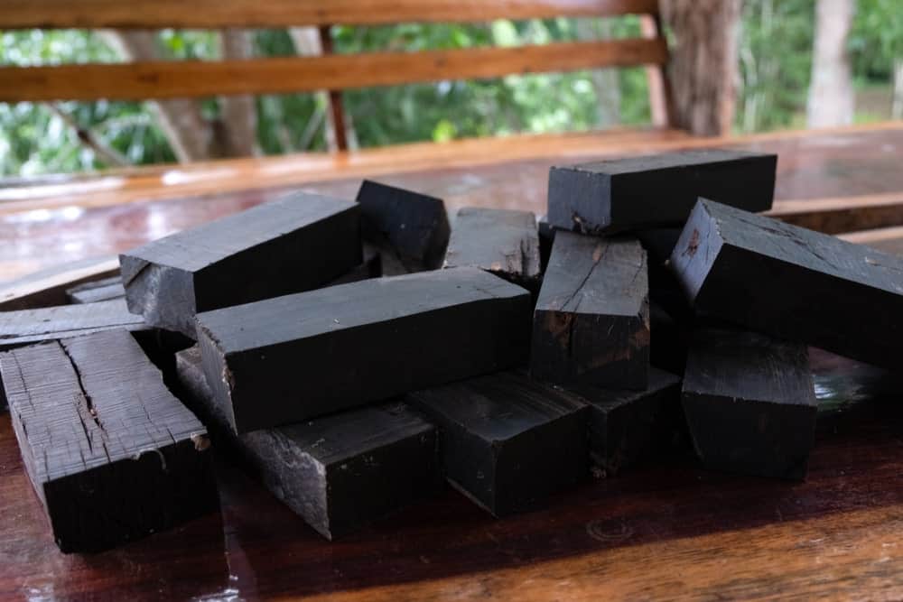 1. Gaharu, 2. Eboni, 3. Lignum Vitae, 4. Bubinga, 5. Tigerwood, 6. Purple Heart, 7. African Blackwood, 8. Sandalwood, 9. Bocote, 10. Pink Ivory