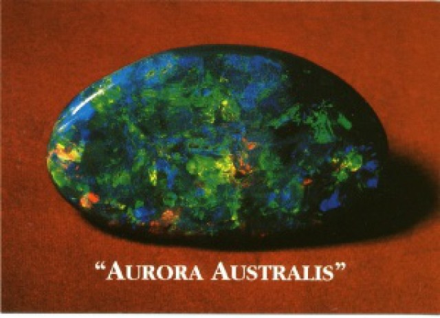 1. Olympic Australis, 2. The Virgin Rainbow, 3. The Flame Queen, 4. Halley’s Comet, 5. Fire of Australia, 6. Aurora Australis, 7. The Fire Queen, 8. Pride of Australia / Red Emperor, 9. Australian Black Opal, 10. Australian Black Crystal