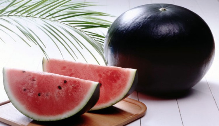 1. Melon Yubari King, 2. Semangka Densuke, 3. Anggur Ruby Roman, 4. Mangga ‘Taiyo no Tamago’, 5. Nanas Cornwall, 6. Semangka Kotak, 7. Stroberi “Sembikiya Queen”, 8. Jeruk Dekopon, 9. Apel ‘Sekai Ichi’, 10. Pir Berbentuk Patung Buddha