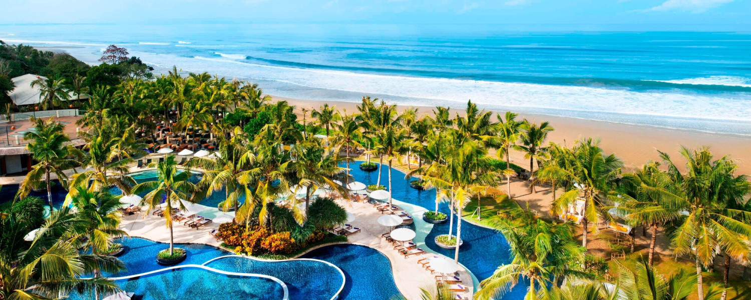 1. Six Senses Uluwatu, 2. The St. Regis Bali Resort, 3. The Edge, 4. Bulgari Resort, 5. Alila Villas Uluwatu, 6. Four Seasons at Sayan Ubud, 7. Mandapa, A Ritz-Carlton Resort, 8. Hanging Gardens of Bali, 9. W Hotel, 10. Amankila