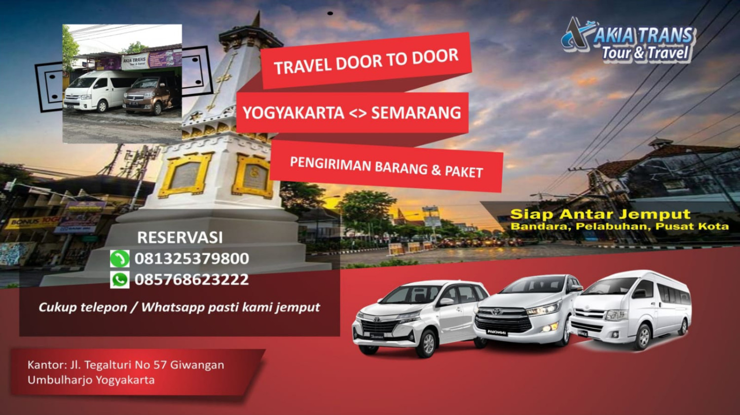 1. DayTrans Travel, 2. Caravan Travel, 3. Joglosemar Shuttle Bus, 4. Rosalia Indah, 5. Fajar Utama Travel, 6. Nabawi Transport, 7. Rama Sakti Travel, 8. Anugerah Travel, 9. Sabila Kencana Travel, 10. Cipaganti Travel, 11. Akiatrans Travel