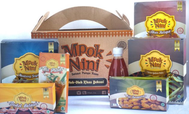 1. de’Snack, 2. Sumber Mas, 3. Toko Kue Marvel, 4. JalabiyaQ, 5. Toko Roti Tegal, 6. Dodol Betawi Asli Ibu Hj. Mamas, 7. Dodol Betawi Ibu Ipah, 8. Toko Kue Dwi, 9. Sedap Wangi Bakery, 10. Asinan Betawi Asymuni