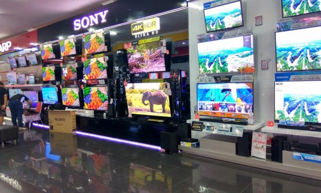 1. Metro, 2. Asia, 3. Remaja Electric, 5. Dwi Jaya, 6. Rejo Putra, 7. Panasonic, 8. Zigma, 9. Erafone Megastore, 10. Aneka Jaya