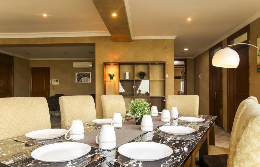 1. Thamrin Executive Residence, 2. Apartemen Capitol Suites, 3. Anandamaya Residence, 4. Capitol Park Residence, 5. Mitra Oasis Residence, 6. Salemba Residence, 7. Apartemen Pavilion, 8. Green Pramuka City, 9. Park Royale Apartment, 10. Menteng Square Tower B