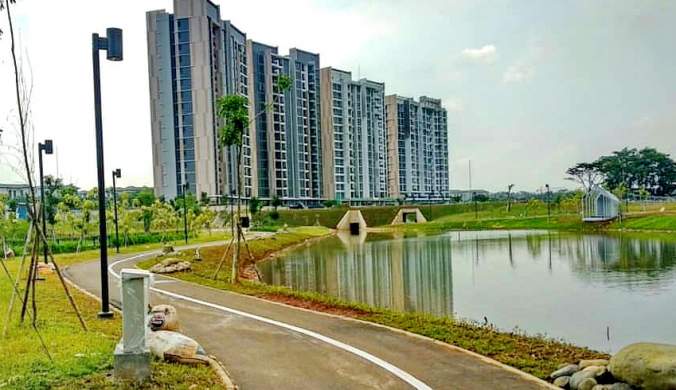 1. The Ayoma Apartment, 2. Saveria Apartment, 3. Vasaka Nines, 4. Roseville SOHO & Suites, 5. B Residence, 6. Casa de Parco, 7. Treepark, 8. Sky House BSD+, 9. The Branz, 10. Marigold