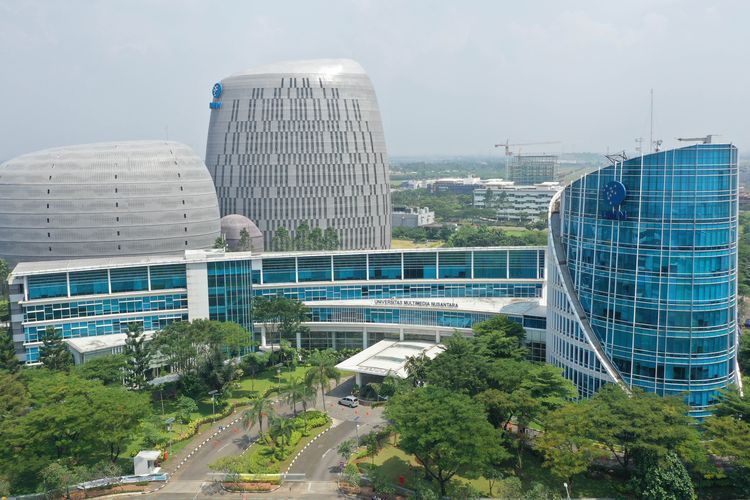 1. Universitas Pelita Harapan, 2. Universitas Multimedia Nusantara, 3. Universitas Prasetiya Mulya, 4. Universitas Bina Nusantara, 5. Matana University, 6. Universitas Bunda Mulia, 7. Swiss German University, 8. Universitas Bina Sarana Informatika, 9. Universitas Buddhi Dharma, 10. Universitas Nusa Mandiri, 11. Universitas Muhammadiyah Tangerang, 12. Universitas Pramita, 13. Universitas Islam Syekh Yusuf, 14. Sekolah Tinggi Ilmu Ekonomi Bisma Lepisi, 15. Universitas Raharja