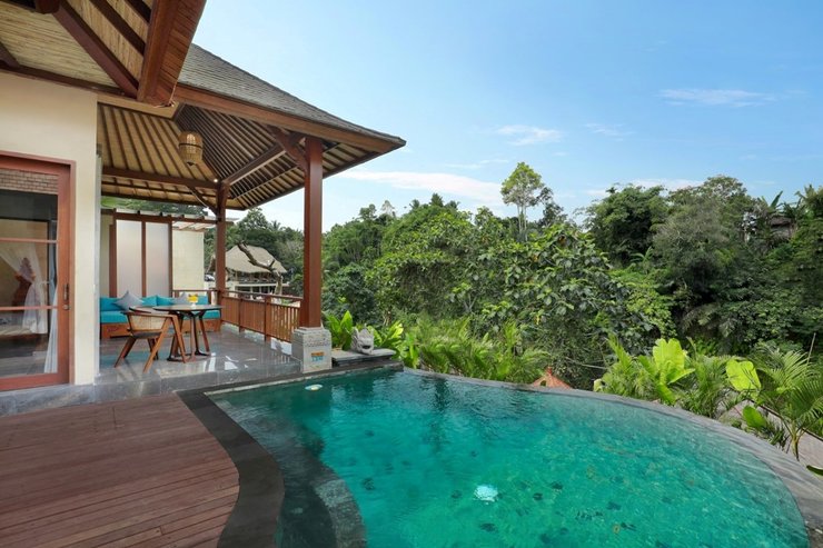 1. Aksari Resort, 2. Samsara Ubud, 3. Asvara Villa Ubud, 4. Bunut Garden’s Luxury Private Villa, 5. Tanah Gajah, 6. Four Seasons Sayan, 7. Mandapa, A Ritz Carlton Reserve, 8. Amandari, 9. The Udaya Resorts &amp; Spa, 10. Plataran Ubud Hotel &amp; Spa