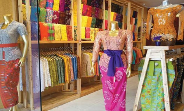 1. Alta Moda, 2. Bintang Harapan Kurnia, 3. Busana Agung Textile, 4. Sari Rajut Indah, 5. Narmada Textile, 6. Blue Batik, 7. CV. Bali Permata Textile, 8. Parascita Shop, 9. Tiffani Casa Moda, 10. CV. Tarum Bali