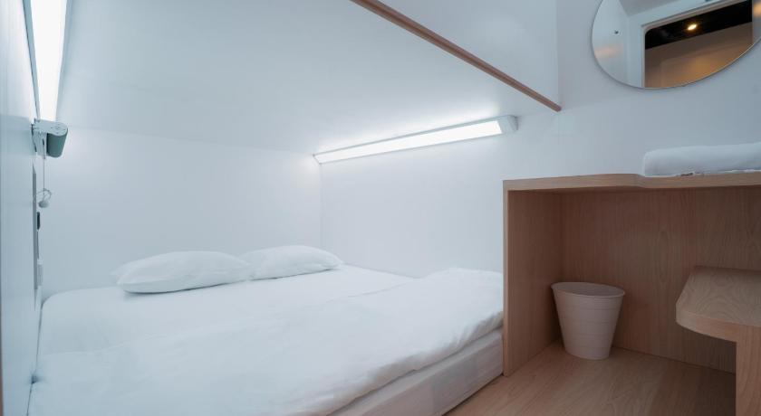 1. Bobobox Kebayoran, 2. Bobobox Pods Tanah Abang, 3. Shakti Capsule Hotel, 4. Whiz Capsule, 5. Bobobox Pods Pancoran, 6. Bobobox Juanda, 7. KINI Luxury Capsule, 8. JakPod Capsule Hotel, 9. INAP at Capsule, 10. Bobobox Kota Tua