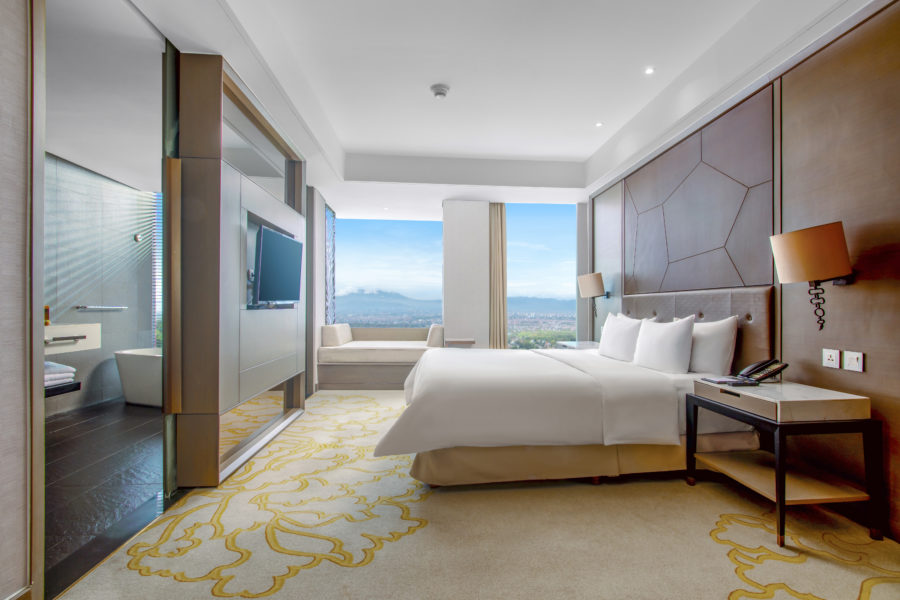1. Hotel Aryaduta, 2. Crowne Plaza, 3. Novotel, 4. Padma, 5. The Trans Luxury Hotel, 6. Hilton, 7. Aston Pasteur, 8. Banana Inn, 9. The Jayakarta Suite Hotel &amp; Resort, 10. Intercontinental Dago Pakar