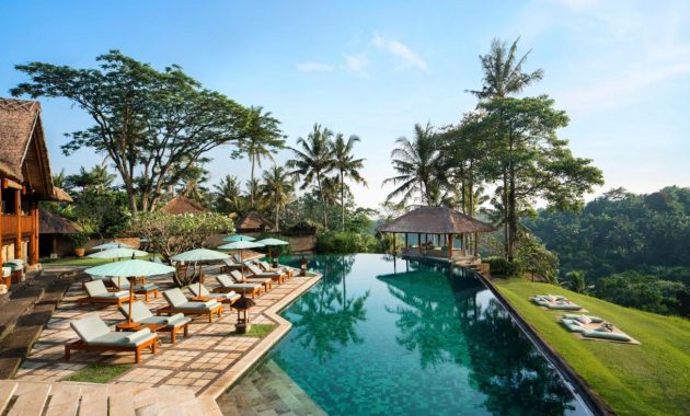 1. Aksari Resort, 2. Samsara Ubud, 3. Asvara Villa Ubud, 4. Bunut Garden’s Luxury Private Villa, 5. Tanah Gajah, 6. Four Seasons Sayan, 7. Mandapa, A Ritz Carlton Reserve, 8. Amandari, 9. The Udaya Resorts &amp; Spa, 10. Plataran Ubud Hotel &amp; Spa