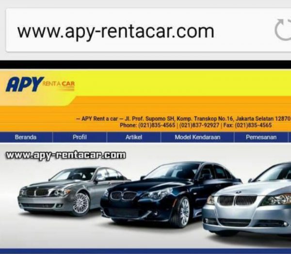 1. Obet Rent Car, 2. Pandawa 82, 3. Widya Rental, 4. Alfadiva Rent Car, 5. Gamma Rentcar, 6. Jasarentalmobil.id, 7. Alfa Diva Rentcar, 8. CV Balagadona Rent Car, 9. Indoprima Rent Car, 10. Alvin Rentcar, 11. Assa Rent, 12. Berkah Rentcar , 13. Gendhis Rental Mobil, 14. APY Renta Car, 15. Dwi Perkasa Rent Car, 16. Azka Rentcar, 17. Vico Rental Mobil, 18. Cosmo Rentcar , 19. Inara Rental Mobil, 20. PT. Trans Indo Kreasi, 21. Sembodo Rent Car, 22. Lion Rent Car, 23. Rental Mobil Indoprima