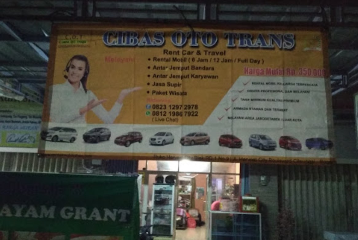 1. Alput Rent Car, 2. CV Kembar Jaya Barokah (KJB), 3. Andalan Kita, 4. Kholil Rent Car, 5. Cibbas Oto Trans, 6. TsT RentCar, 7. Dandung Rental, 8. Asmer Rental, 9. Sedati Rent Car, 10. Zaffran Trans