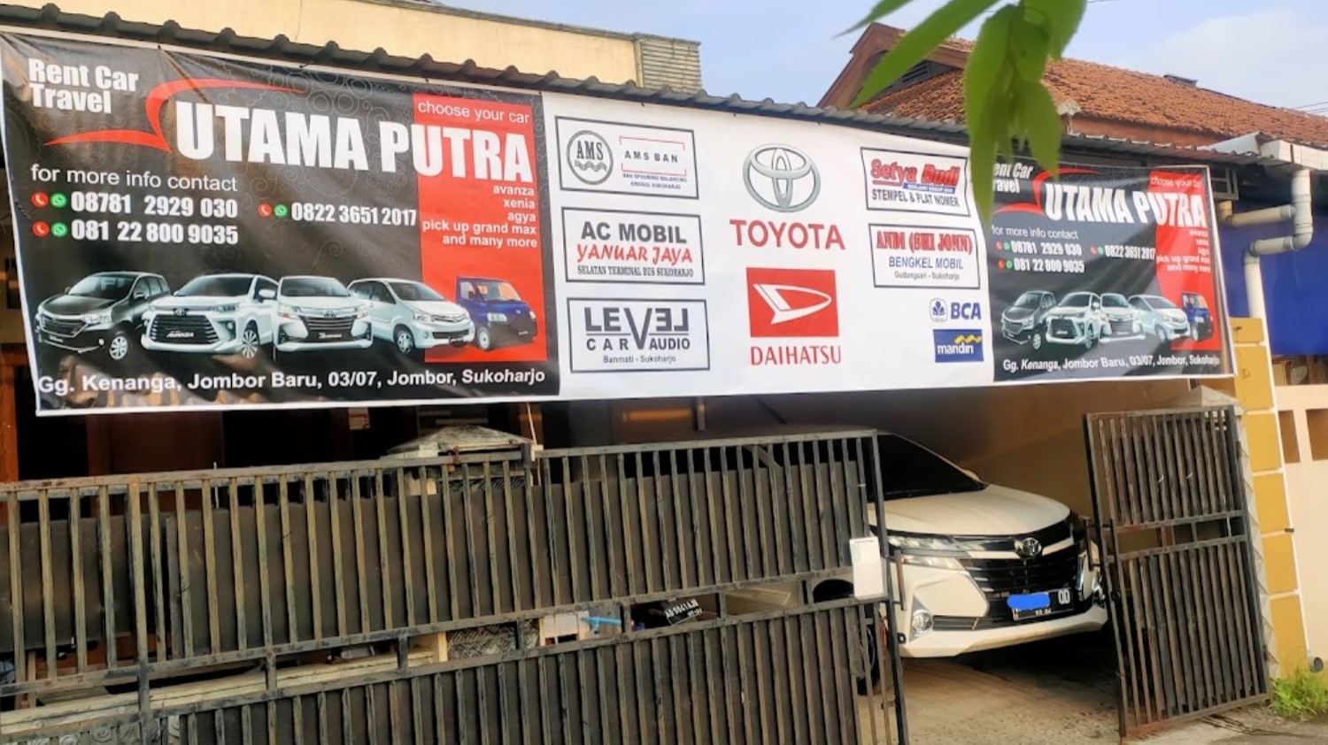 1. HEHA Trans, 2. Utama Putra, 3. Ilham Trans, 4. Dicky Rent, 5. Paijo Rent, 6. Putra Amanah Trans, 7. Berlian Trans, 8. Arya Rental, 9. Yary Rental, 10. Arsakha Rental