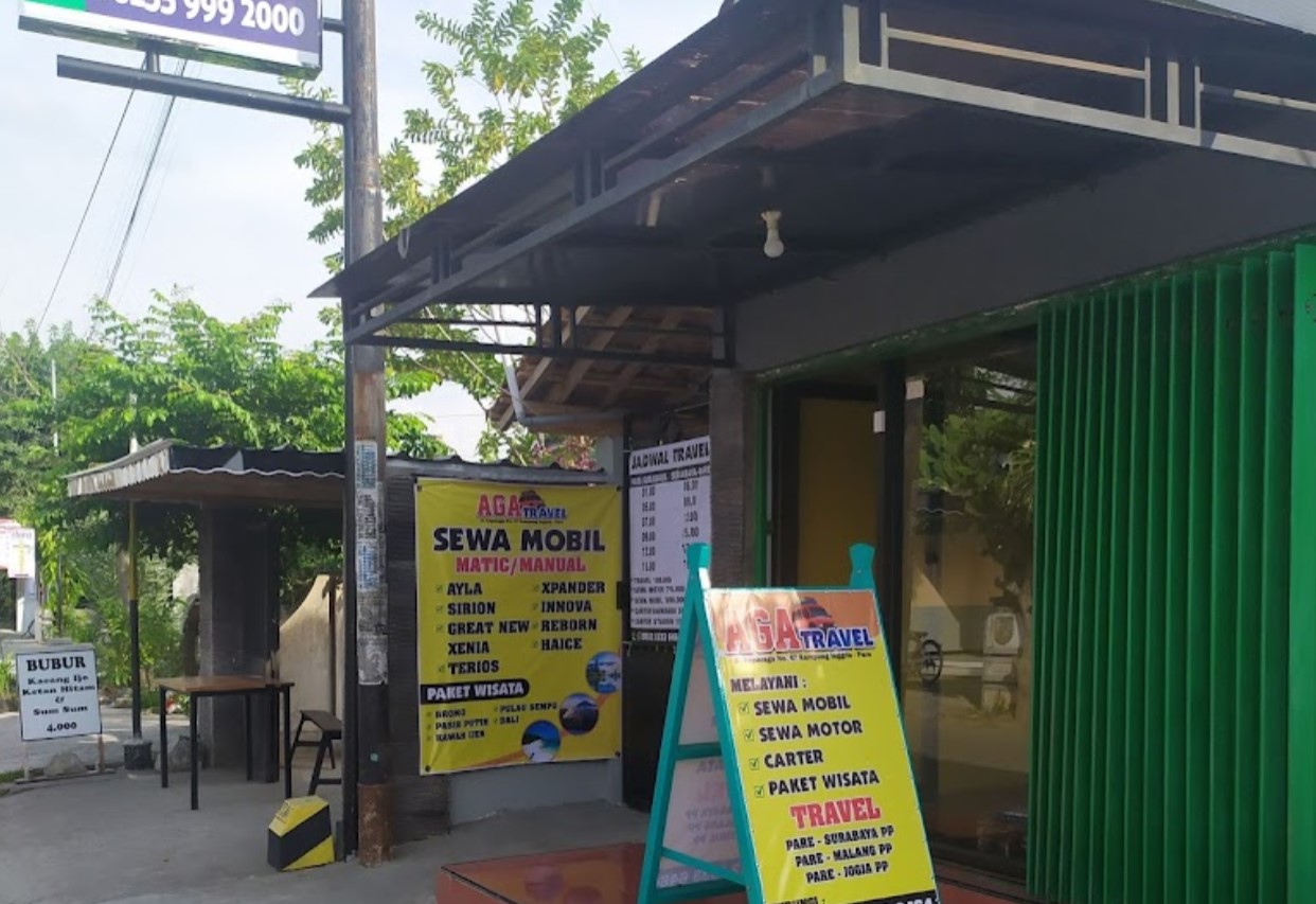 1. Joyo Makmur, 2. AGA Travel, 3. RBP Trans, 4. Alesha Trans, 5. Ceria Travel, 6. Adya Trans, 7. Almeera Transport, 8. FYP Trans, 9. Brawijaya Tour and Travel, 10. Gemini Rental