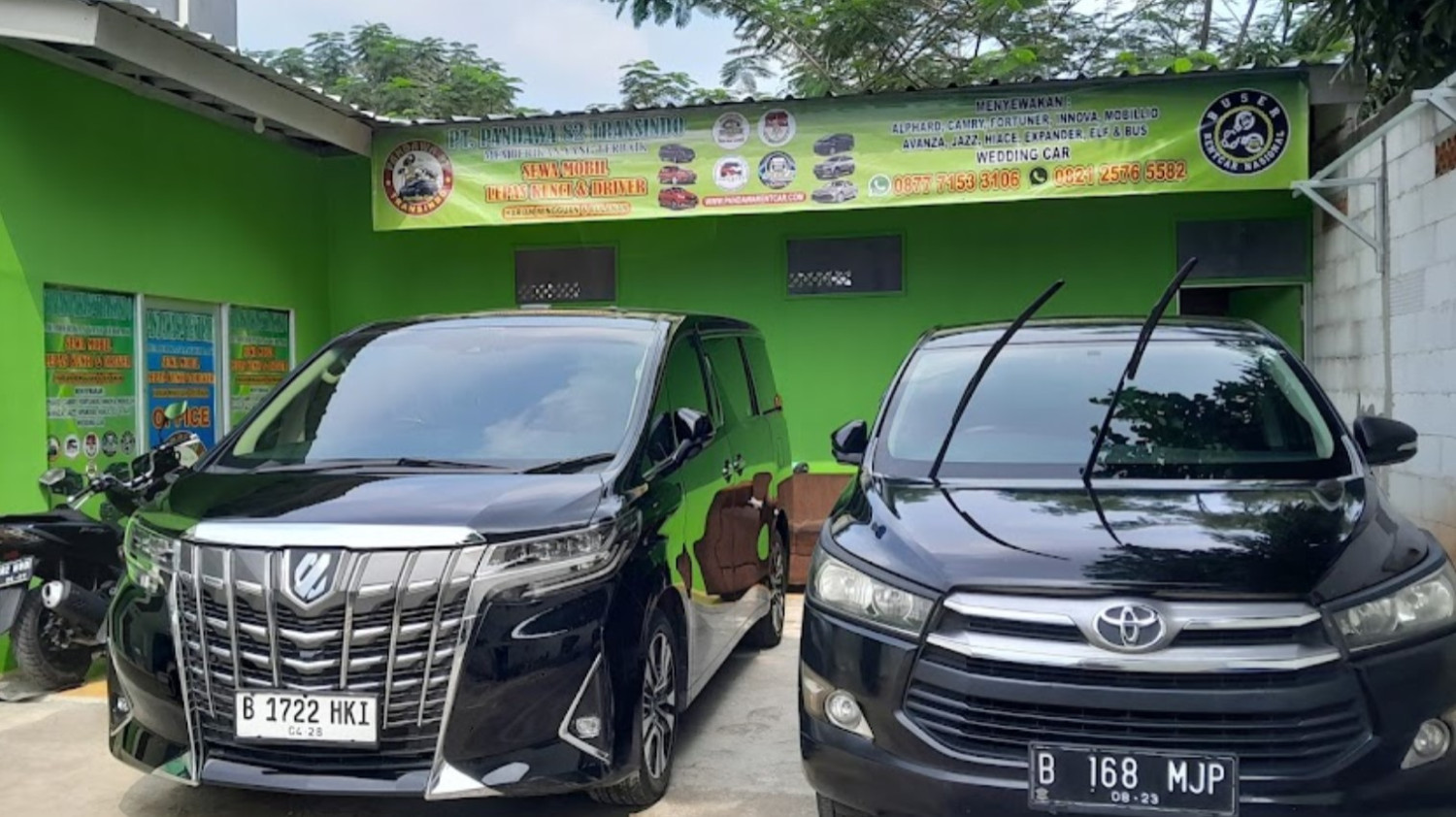 1. Mutiara RentCar (MRC), 2. WYD Rent Cars, 3. Inara Rentcar 2, 4. NGS Rental, 5. IsMe Holiday, 6. Aris Rent Car, 7. Pandawa 82, 8. Rajaura Rent Car, 9. AZA Rentcar, 10. MyBud Rentcar
