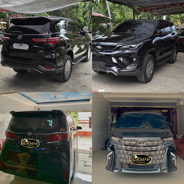 1. Semar Transport, 2. CV. Suket, 3. Adiras Rentcar, 4. Endho Rent Car, 5. Thalita Sewa Mobil, 6. Semberani Rent Car, 7. DR Rentcar &amp; Rental, 8. Kenanga Rental, 9. Dion Transport, 10. Amaris Rent Car, 11. Artha Rentcar, 12. Suket Rentcar, 13. Altha-Rent, 14. ST87 Rentcar, 15. Danu Rent Car, 16. Silver Rentcar &amp; Tour, 17. DV Aji Rent Car, 18. Monica Rentalcar, 18. Aqilla Rentcar, 19. Jazz Rentcar, 20. Niti Rentcar, 21. LMJ Rentcar, 22. ASH Rentcar