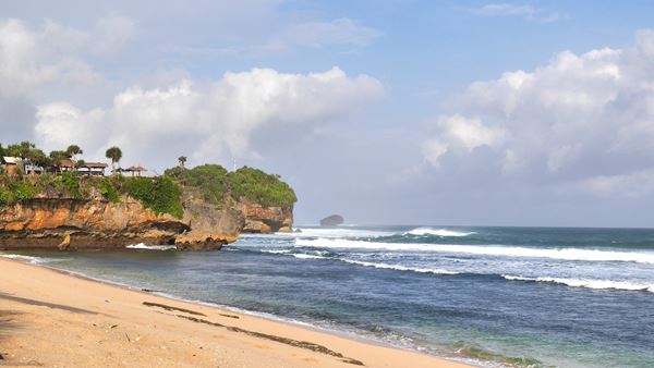 Pantai Watu Kodok, 1. Gua Pindul, 2. Pantai Indrayanti, 3. Pantai Baron, 4. Pantai Siung, 5. Pantai Pok Tunggal, 6. Air Terjun Sri Gethuk, 7. Pantai Sundak, 8. Pantai Lambor, 9. Pantai Ngetun, 10. Bukit Bintang, 11. Goa Kalisuci, 12. Luweng Sampang, 13. Pantai Timang, 14. Telaga Biru Semin, 15. Pantai Watu Kodok