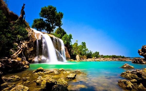 Air Terjun Toroan, 1. Pantai Sambilangan, 2. Gunung Jaddih, 3. Gili Labak, 4. Air Terjun Toroan, 5. Kota Tua Kalianget, 6. Air Terjun Kokop, 7. Pantai Lombang, 8. Kepulauan Kangean, 9. Pantai Slopeng, 10. Pantai Nepa, 11. Pantai Rongkang, 12. Api Abadi, 13. Pantai Jumiang, 14. Bukit Kapur Arosbaya, 15. Wisata Bukit Geger
