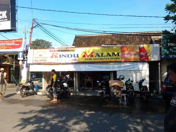 Bakso Rindu Malam, 1. Bakso Pak Seger, 2. Bakso Jalil, 3. Bakso Koya Pak Ateng, 4. Bakso Rindu Malam, 5. Bakso Pak War, 6. Bakso Jamur &amp; Keju Bintoro, 7. Baso Daging Sapi &amp; Es Teller Tanjung Anom, 8. Bakso Omen, 9. Bakso Ketabang Kali, 10. Bakso Bonet