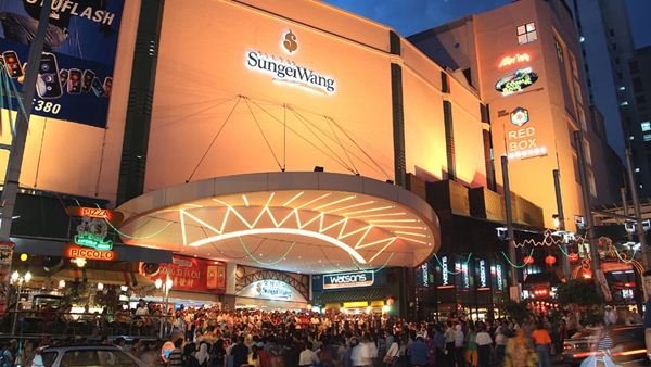 Sungei Wang Plaza, 1. Fahrenheit 88, 2. Galeri Kota Kuala Lumpur, 3. Kuala Lumpur Craft Complex, 4. Kasturi Walk, 5. Central Market, 6. Kenanga Wholesale City, 7. Petaling Street, 8. Plaza Low Yat, 9. Sungei Wang Plaza
