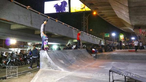 Skate Park, 1. Stadion Gelora Bandung Lautan Api, 2. Gor Saparua, 3. Car Free Day Asia Afrika, 4. Lapangan Tegalega, 5. Car Free Day Dago, 6. Taman Musik Centrum, 7. Alun-alun Bandung, 8. Taman Super Hero, 9. Skate Park, 10. Street Skate