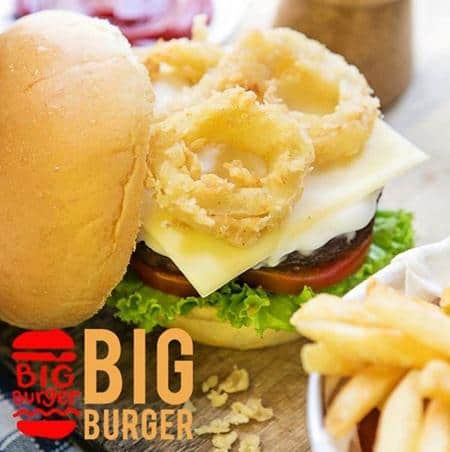 Big Burger , 1. Karnivor, 2. Suis Butcher Steak House, 3. Justus Steak House, 4. Toko You, 5. Big Burger, 6. Moo Burger Premium Meat, 7. Sonoma Resto, 8. Brother Jonn & Sons, 9. Burger King, 10. Flip Burger