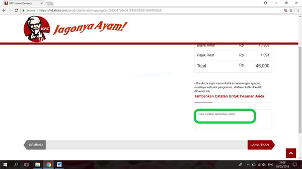 KFC 06, Cara Pesan Makanan di Store KFC, Cara Pesan Makanan di KFC Melalui Website, Cara Pesan Makanan di KFC Melalui Telepon, Cara Pesan KFC Lewat GoJek