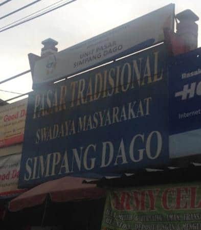 Pasar Tradisional Simpang Dago, 1. Pasar Kosambi, 2. Pasar Ciroyom, 3. Pasar Caringin, 4. Pasar Malam Jamika, 5. Pasar Tradisional Simpang Dago, 6. Pasar Malam Parongpong, 7. Pasar Lilin, 8. Pasar Tegalega, 9. Pasar Loak Barang Bekas Astana Anyar, 10. Pasar Sederhana