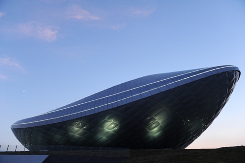 The ARC Cultural Center, 1. Taman Apsan Daegu, 2. Kuil Donghwasa, 3. Pasar Seomun, 4. Daegu Arboretum, 5. E-World, 6. Taman Daegu Duryu, 7. Daegu Yangnyeongsi Museum of Oriental Medicine, 8. Museum Seni Daegu, 9. Museum Nasional Daegu, 10. The ARC Cultural Center