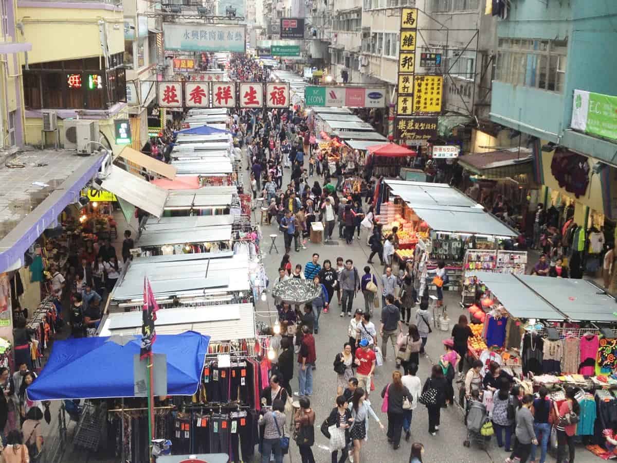 Fa Yuen Street, 1. Stanley Market, 2. Jardine’s Crescent, 3. Fa Yuen Street, 4. Sham Shui Po, 5. Wan Chai Market