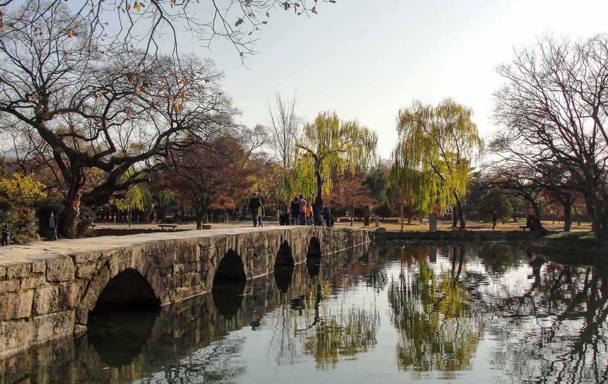 Gwanghalluwon, 1. Jalan Pohon Ginkgo di Kota Asan, 2. Ladang Borinara Hagwon, di Gochang, 3. Pulau Nami, 4. Jirisan di Kota Sancheong, 5. Pink Muhly Field di Gyeongju, 7. Gwanghalluwon di Namwon, 7. Universitas Ewha