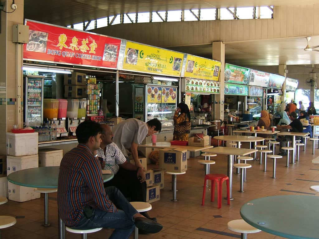 Hawker Center, 1. Makanan Lokal, 2. Makanan di Hawker Center, 3. Makanan Cepat Saji, 4. Makanan di Kafe Wisata atau Restoran, 5. Aneka Dim Sum