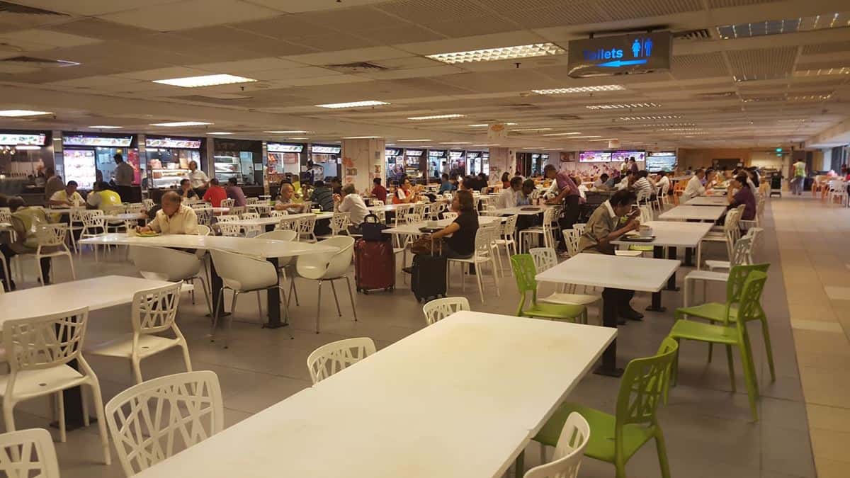 Staff Canteen Terminal 1, 1. Lau Pa Sat Festival Market, 2. Albert Center Bugis, 3. Staff Canteen Terminal 1, 4. Maxwell Food Centre, 5. 328 Katong Laksa