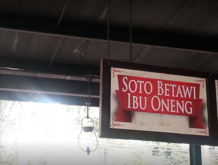 soto betawi ibu oneng, 1. Soto Betawi & Soto Semarang Gelap Nyawang, 2. Soto Betawi H. Mamat, 3. Soto Betawi dan Sop Iga Abdul, 4. Soto Betawi Pak Odang, 5. Soto Betawi Cibadak, 6. Soto Betawi Bang Iyan, 7. Soto Betawi Mas Abdul, 8. Soto Betawi Bang Amin, 9. Soto Betawi Ibu Oneng